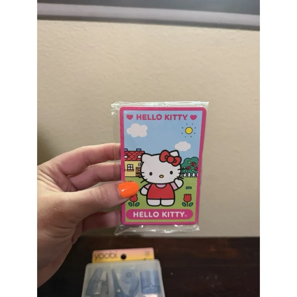 Kids Fun Pack - Stencils, Hello Kitty Old Maid, Mini Pop It!, Mini Supply Kit